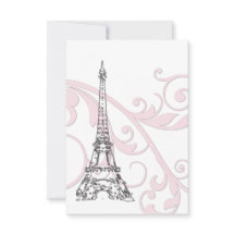 Roze rollen en Eiffeltoren