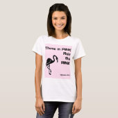 Roze: Roller Derby NSO's T-shirt (Voorkant volledig)
