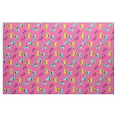 Roze rolroze Schaatsen Stof (Fat Quarter)