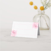 Roze roltafel plaatskaartje (Achterkant)