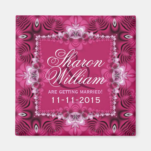 Roze Romance kondigt huwelijk magneet aan (Voorkant)