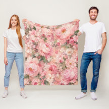 Roze Romantische Bloei pioen Home Décor