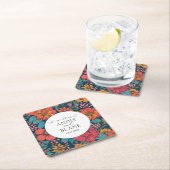  Roze Romantische bruiloft Kartonnen Onderzetters (Insitu)