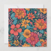 Roze Romantische bruiloft Save The Date (Achterkant)