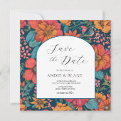 Roze Romantische bruiloft Save The Date (Voorkant)