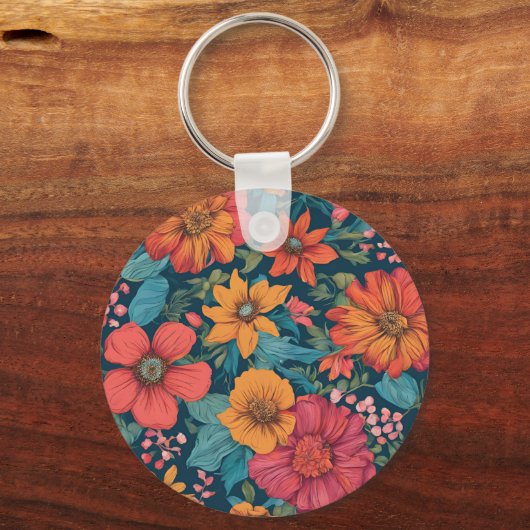  Roze Romantische bruiloft Sleutelhanger (Achterkant)