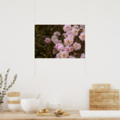 Roze romantische rozen poster (Keuken)