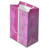 ROZE Romantische Waterverf rozen Medium Cadeauzakje (Voorkant Gekanteld)