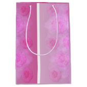 ROZE Romantische Waterverf rozen Medium Cadeauzakje (Voorkant)