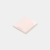 Roze Romantische Waterverf Stationery Post-it® Notes (Schuin)