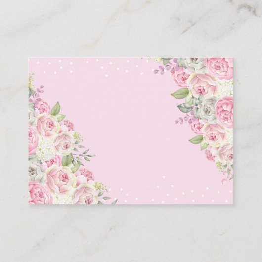 Roze romp Teddy Bear Boeken voor Baby Enclosure Informatiekaartje (Achterkant)