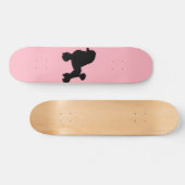 Roze, ronddraaiende rok geïnspireerd skateboard (Horizontaal)