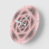ROZE RONDE KLOK (Hoek)