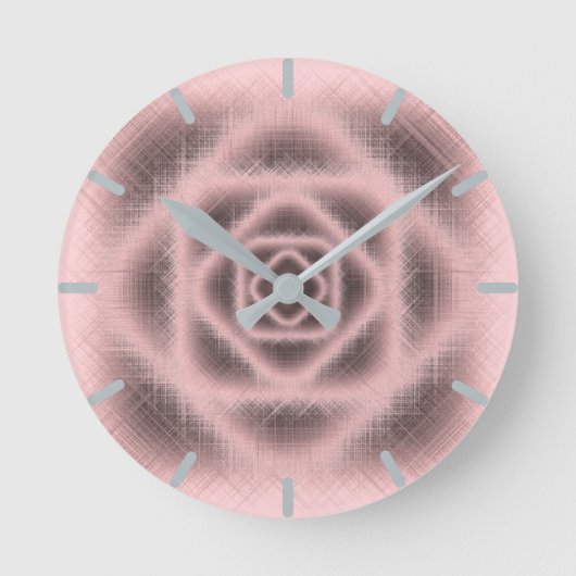 ROZE RONDE KLOK (Voorkant)