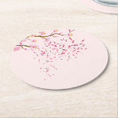 Roze ronde Onderzetters set (Gebogen)