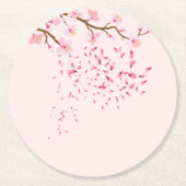 Roze ronde Onderzetters set (Voorkant)