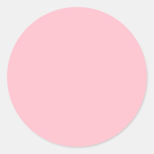 Roze Ronde Sticker (Voorkant)