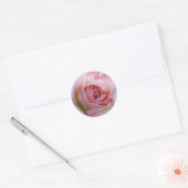 Roze Ronde Sticker (Envelop)