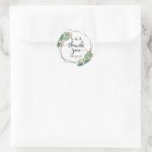 Roze Ronde Sticker (Tas)