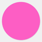  roze ronde sticker (Voorkant)