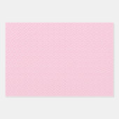 Roze Rondgestrooide Sterren Inpakpapier Vel (Voorkant)
