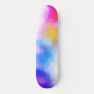 Roze rood blauw Paars geel modern kleurig Persoonlijk Skateboard