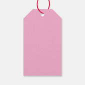 Roze Rood Doodle Lief Bruiloft Verwelkoming Cadeaulabel (Achterkant)