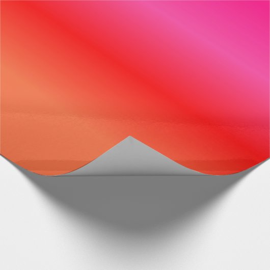 Roze, Rood en Oranje Verloop inpakpapier (Hoek)