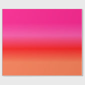 Roze, Rood en Oranje Verloop inpakpapier (Vlak)