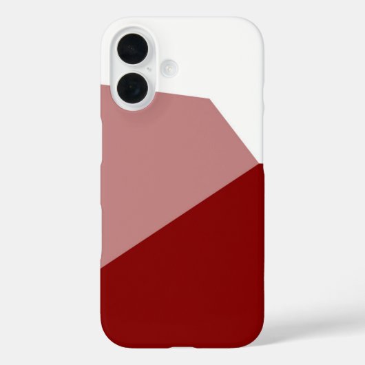 Roze rood en wit Case-Mate iPhone case (Achterkant)