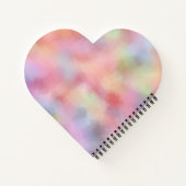 Roze Rood Geel Blauw Groen Paarse Elegant Modern Notitieboek (Achterkant)