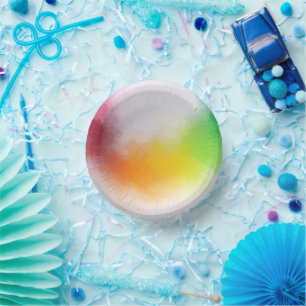 Roze Rood Geel Oranje Blauw Groen Aangepast Modern Papieren Kommen