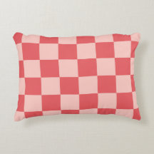 Roze Rood Geruit Gingham Patroon