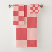 Roze Rood Geruit Gingham Patroon