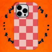 Roze Rood Geruit Gingham Patroon Case-Mate iPhone Case