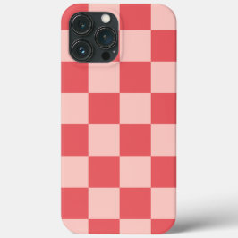 Roze Rood Geruit Gingham Patroon Case-Mate iPhone Case