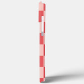 Roze Rood Geruit Gingham Patroon Case-Mate iPhone Case (Achterkant / Links)