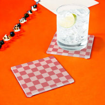 Roze Rood Geruit Gingham Patroon