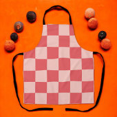 Roze Rood Geruit Gingham Patroon Schort