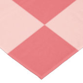 Roze Rood Geruit Gingham Patroon Tafelkleed (Gekanteld)