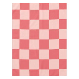 Roze Rood Geruit Gingham Patroon Tafelkleed