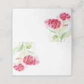 Roze rood groen gumnut art bruiloft plaats kaarten plaatskaartje (Buitenkant ongevouwen)