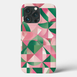 roze rood groen vierkant Case-Mate iPhone case
