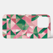 roze rood groen vierkant Case-Mate iPhone case (Achterkant (horizontaal))