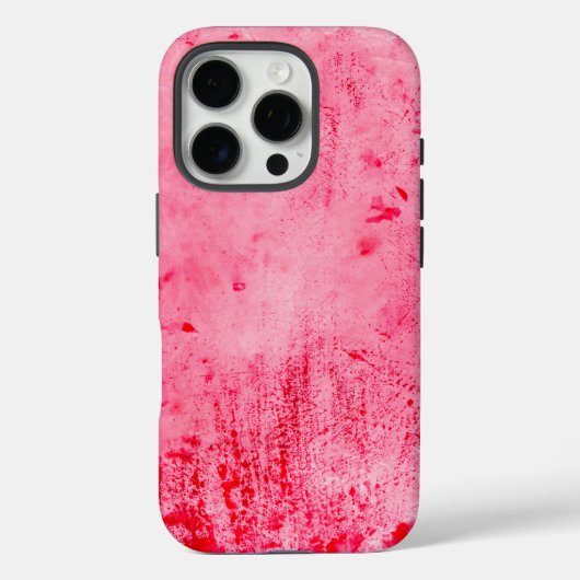 Roze Rood Grunge Verf Textuur Case-Mate iPhone Case (Achterkant)