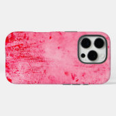 Roze Rood Grunge Verf Textuur Case-Mate iPhone Case (Achterkant (horizontaal))