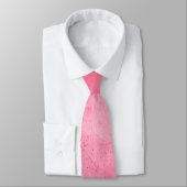 Roze Rood Grunge Verf Textuur Stropdas (Gebonden)
