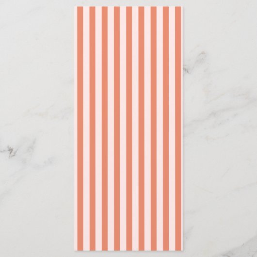 Roze rood handschrift Typografie Retro Weddenschap Menu (Achterkant)