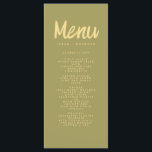 Roze rood handschrift Typografie Retro Weddenschap Menu<br><div class="desc">, </div>