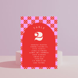 Roze Rood Midden Eeuw Moderne Zitplaatsnamen Bruil Kaart